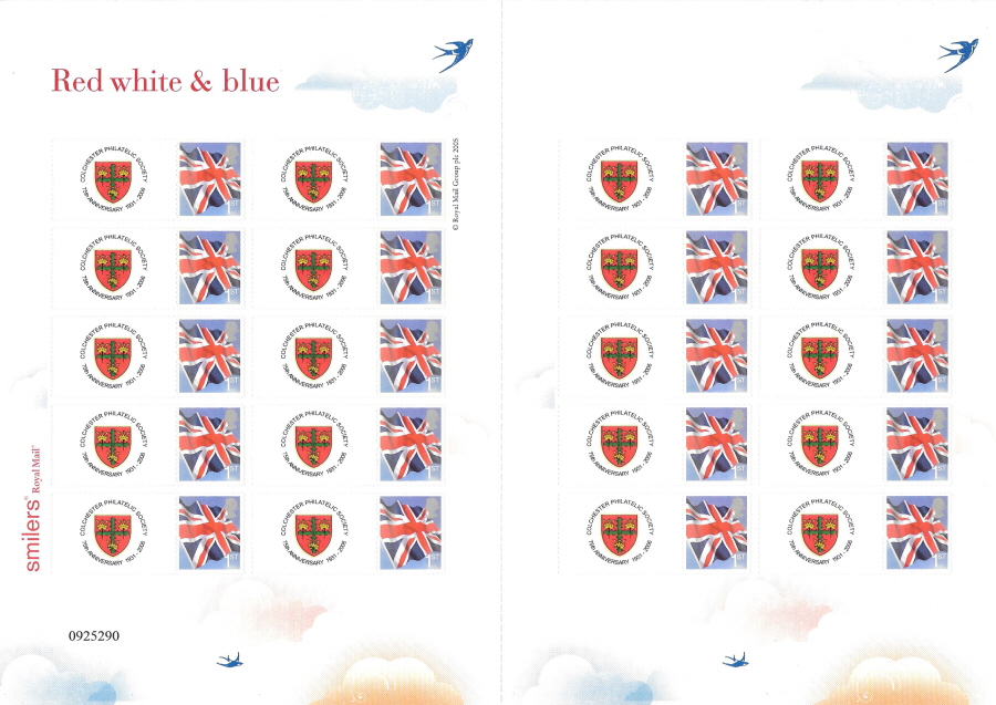 (image for) TS-084 2006 Colchester Philatelic Society Themed Smilers Sheet - Click Image to Close