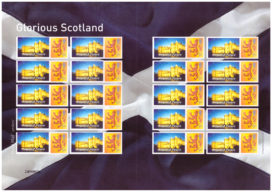(image for) TS-267 2007 Holyrood Palace Brian Warkcup Themed Smilers Sheet