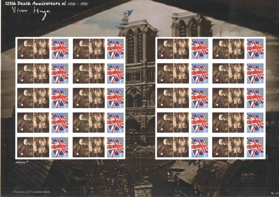 (image for) TSL-176 2010 Victor Hugo Limited Themed Smilers Sheet - Click Image to Close