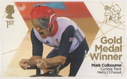 (image for) SG3374 Mark Colbourne London 2012 Paralympic Gold Medal Winner stamp