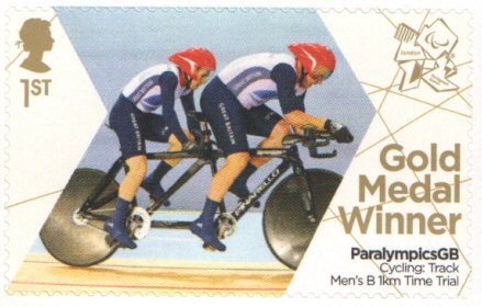 (image for) SG3376 Fachie & Storey London 2012 Paralympic Gold Medal Winner stamp