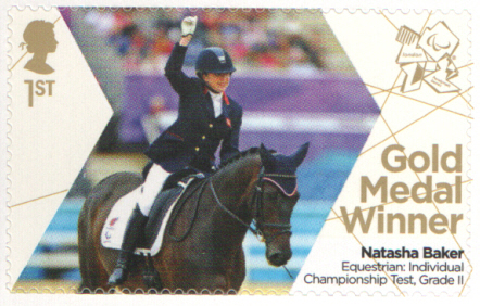 (image for) SG3378 Natasha Baker London 2012 Paralympic Gold Medal Winner stamp - Click Image to Close