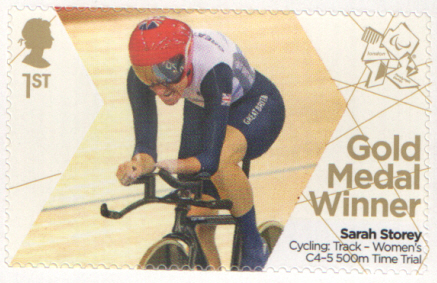 (image for) SG3379 Sarah Storey London 2012 Paralympic Gold Medal Winner stamp - Click Image to Close