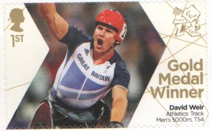 (image for) SG3386 David Weir London 2012 Paralympic Gold Medal Winner stamp - Click Image to Close
