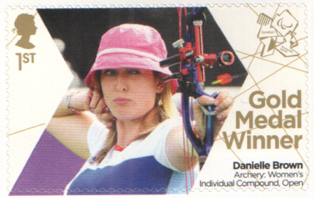 (image for) SG3390 Danielle Brown London 2012 Paralympic Gold Medal Winner stamp