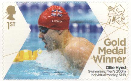 (image for) SG3395 Ollie Hynd London 2012 Paralympic Gold Medal Winner stamp - Click Image to Close