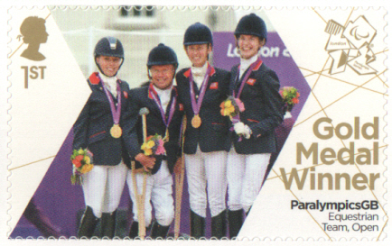 (image for) SG3396 Christiansen, Criddle, Pearson & Wells London 2012 Paralympic Gold Medal Winner stamp - Click Image to Close