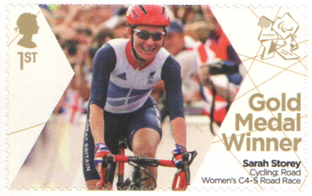 (image for) SG3398 Sarah Storey London 2012 Paralympic Gold Medal Winner stamp - Click Image to Close