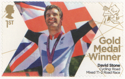 (image for) SG3404 David Stone London 2012 Paralympic Gold Medal Winner stamp