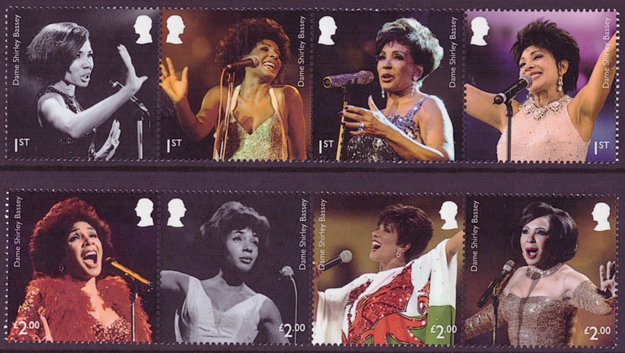 (image for) SG5070 / 77 2023 Dame Shirley Bassey unmounted mint set of 8