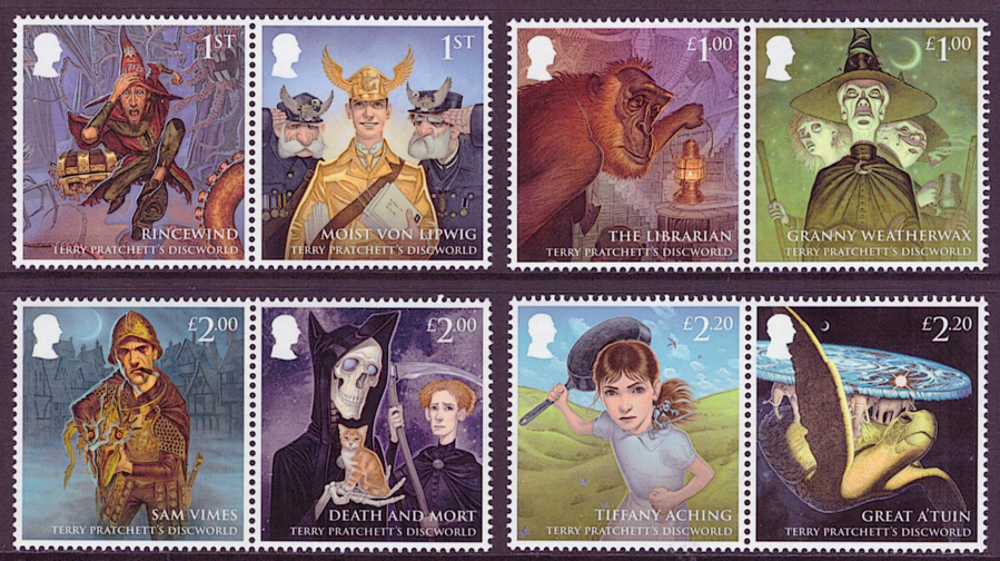 (image for) SG5055 / 62 2023 Discworld unmounted mint set of 8