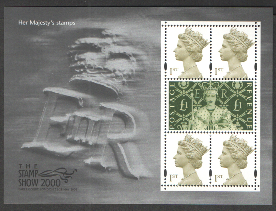 (image for) MS2147 Stamp Show 2000 "Her Majesty's Stamps" Royal Mail Miniature Sheet