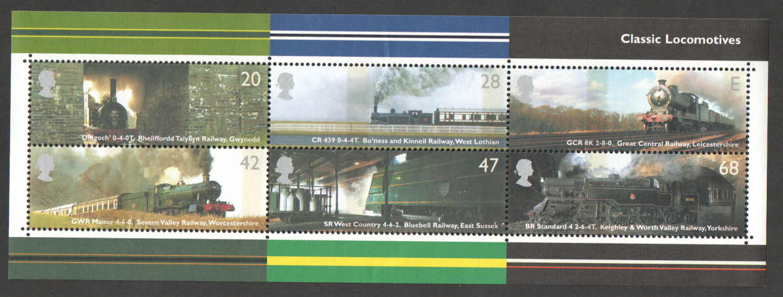 (image for) MS2423 2004 Classic Locomotives Royal Mail Miniature Sheet - Click Image to Close