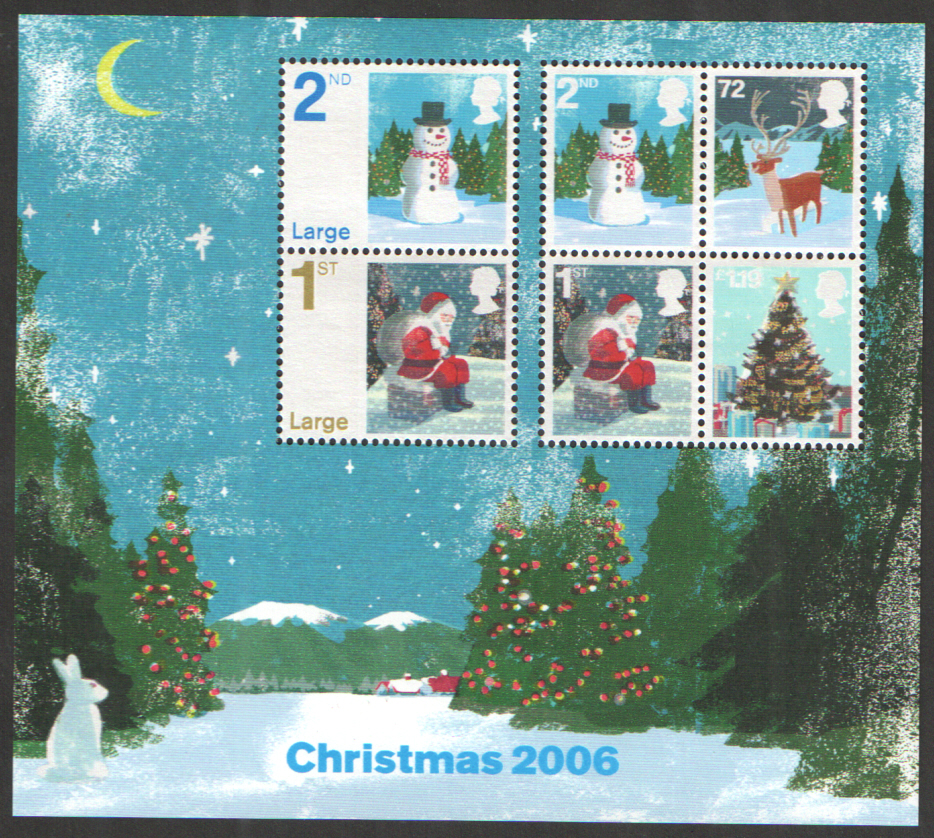 (image for) MS2684 2006 Christmas Royal Mail Miniature Sheet
