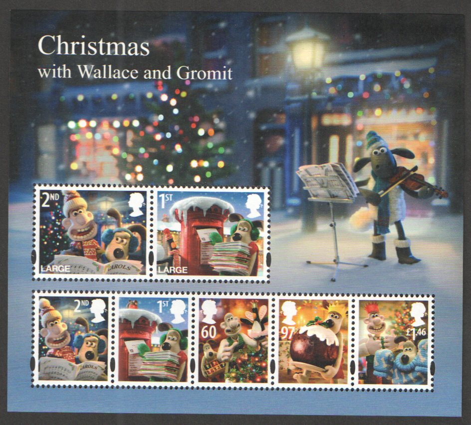 (image for) MS3135 2010 Christmas With Wallace & Gromit Royal Mail Miniature Sheet