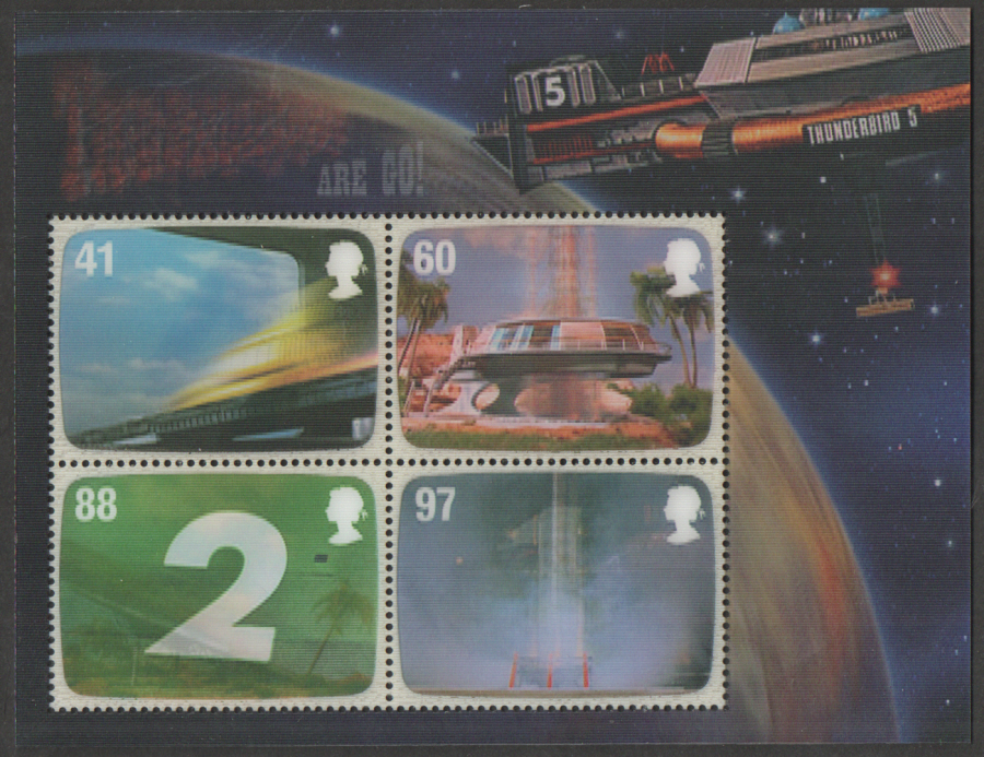 (image for) MS3142 2011 Gerry Anderson Thunderbirds Royal Mail Miniature Sheet - Click Image to Close