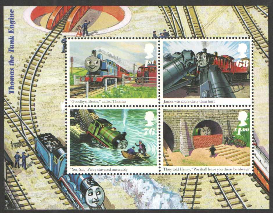 (image for) MS3193 2011 Thomas the Tank Engine Royal Mail Miniature Sheet - Click Image to Close