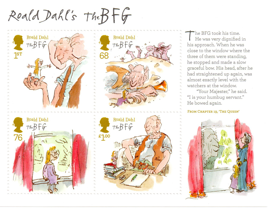 (image for) MS3264 2012 Roald Dahl Royal Mail Miniature Sheet