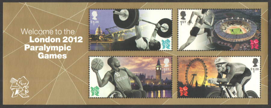 (image for) MS3371 Welcome to London 2012 Paralympic Games Royal Mail Miniature Sheet