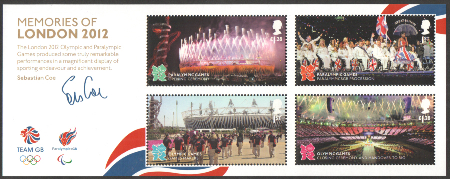 (image for) MS3406 Memories of London 2012 Olympic & Paralympic Games Miniature Sheet