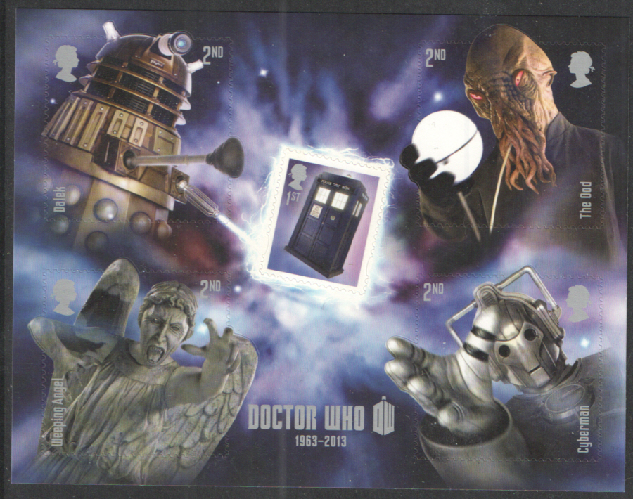 (image for) MS3451 2013 Doctor Who Royal Mail Miniature Sheet - Click Image to Close