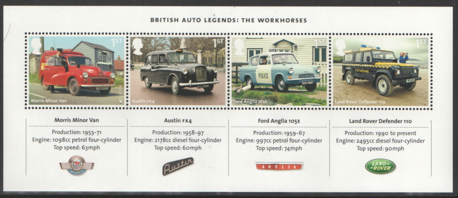 (image for) MS3518 2013 British Auto Legends Royal Mail Miniature Sheet - Click Image to Close