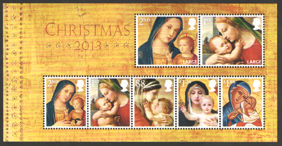 (image for) MS3549 2013 Christmas Royal Mail Miniature Sheet - Click Image to Close