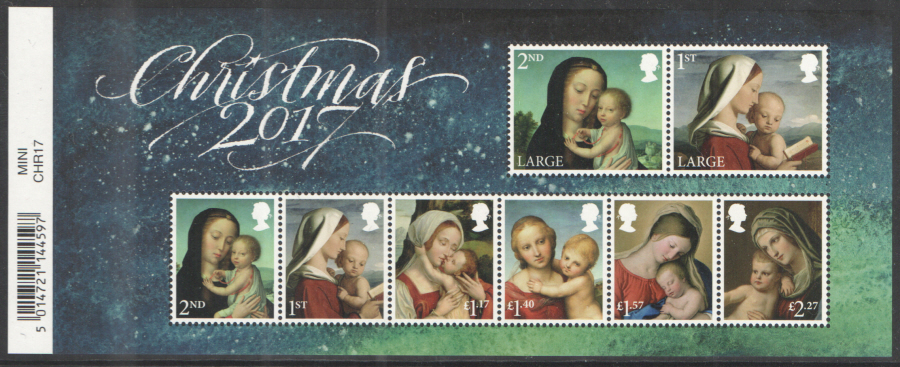 (image for) MS4027 2017 Christmas Barcoded Miniature Sheet - Click Image to Close