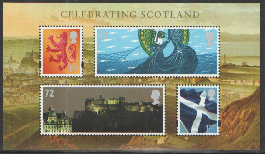 (image for) MSS153 2006 Celebrating Scotland Royal Mail Miniature Sheet