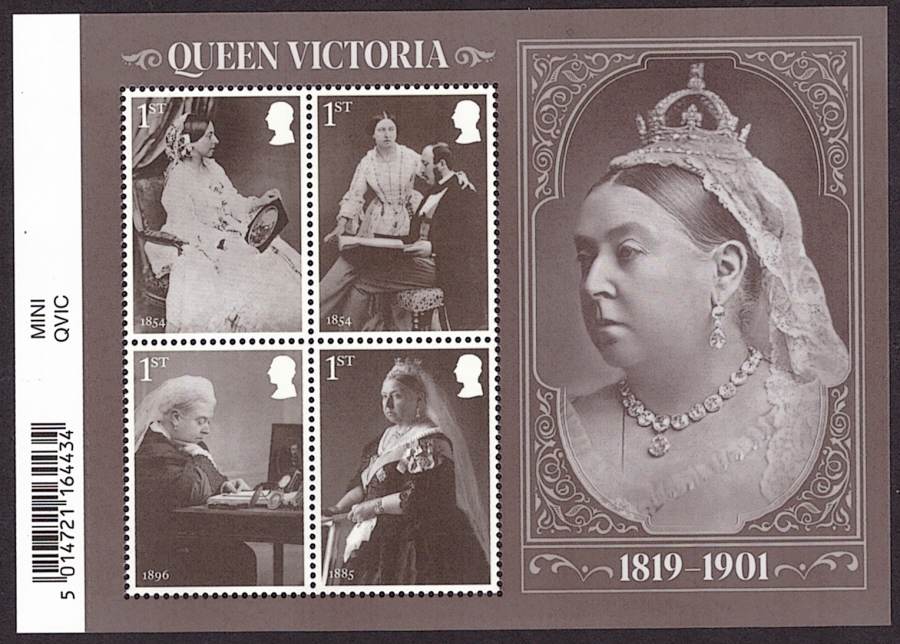 (image for) MS(TBC) 2025 Queen Victoria 1819-1901 barcoded miniature sheet