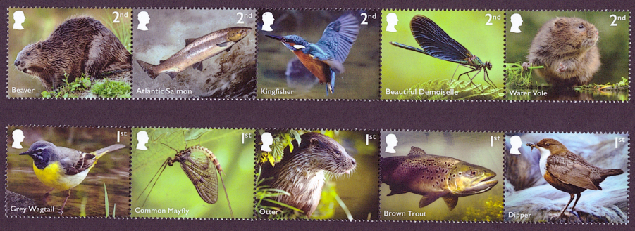 (image for) SG5045 / 54b 2023 River Wildlife unmounted mint set of 10 - Click Image to Close