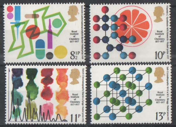 SG1029 / 32 1977 Chemistry unmounted mint set of 4