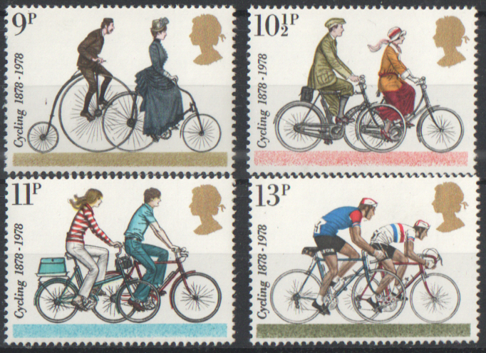 SG1067 / 70 1978 Cycling unmounted mint set of 4