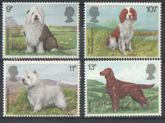 SG1075 / 78 1979 Dogs unmounted mint set of 4