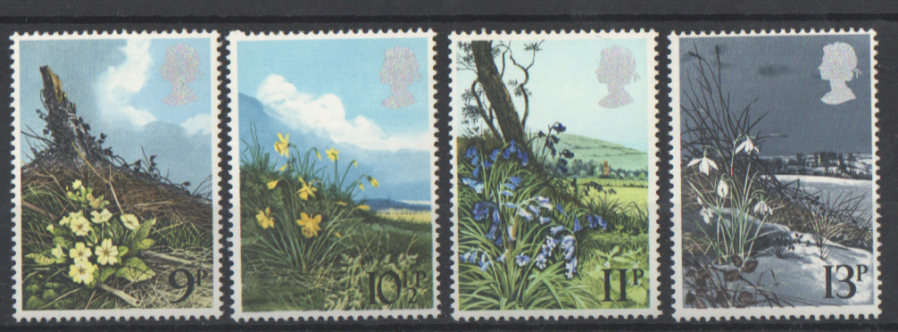 SG1079 / 82 1979 Spring Flowers unmounted mint set of 4