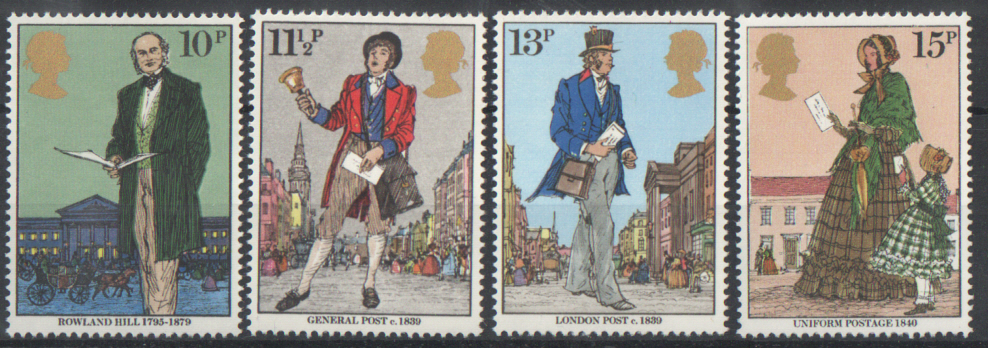 (image for) SG1095 / 98 1979 Sir Rowland Hill unmounted mint set of 4 - Click Image to Close