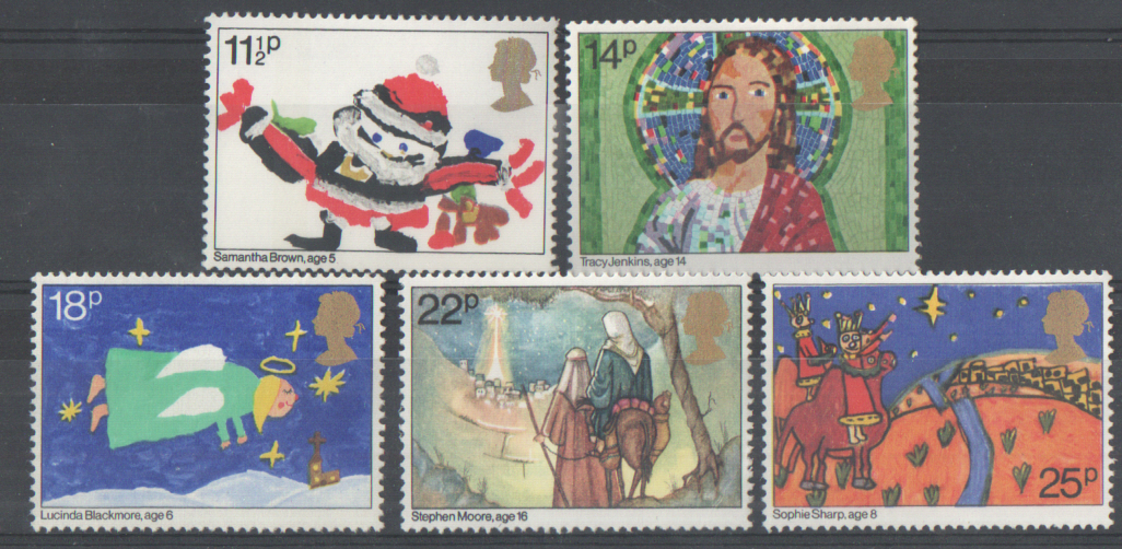 (image for) SG1170 / 74 1981 Christmas unmounted mint set of 5 - Click Image to Close