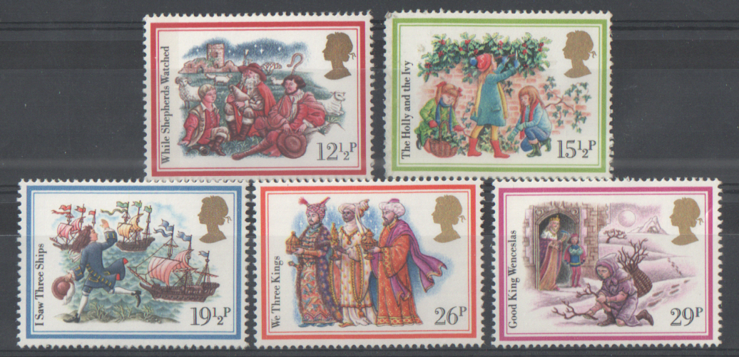 (image for) SG1202 / 06 1982 Christmas unmounted mint set of 5