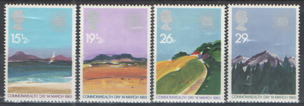 (image for) SG1211 / 14 1983 Commonwealth Day unmounted mint set of 4 - Click Image to Close