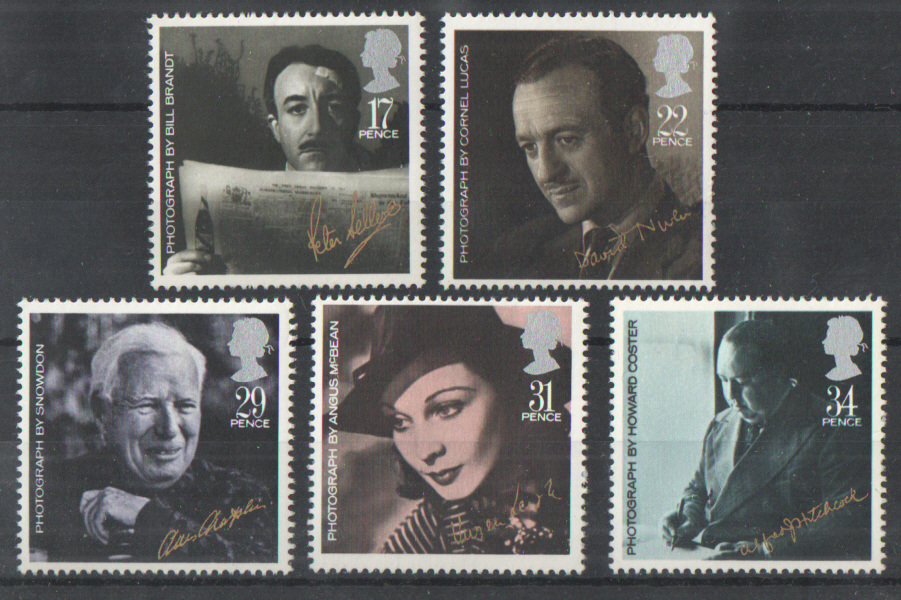 (image for) SG1298 / 02 1985 British Film Year unmounted mint set of 5 - Click Image to Close