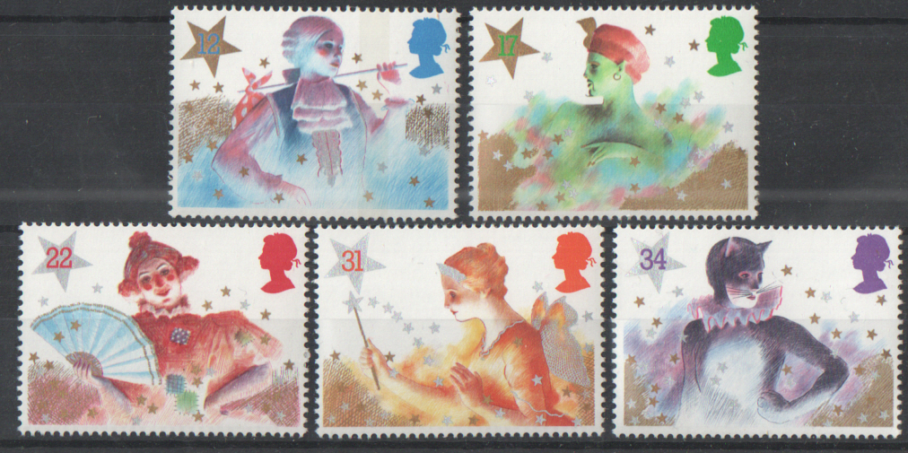 (image for) SG1303 / 07 1985 Christmas unmounted mint set of 5 - Click Image to Close