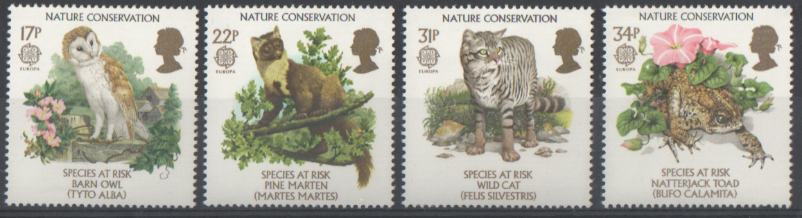 (image for) SG1320 / 23 1986 Nature Conservation unmounted mint set of 4