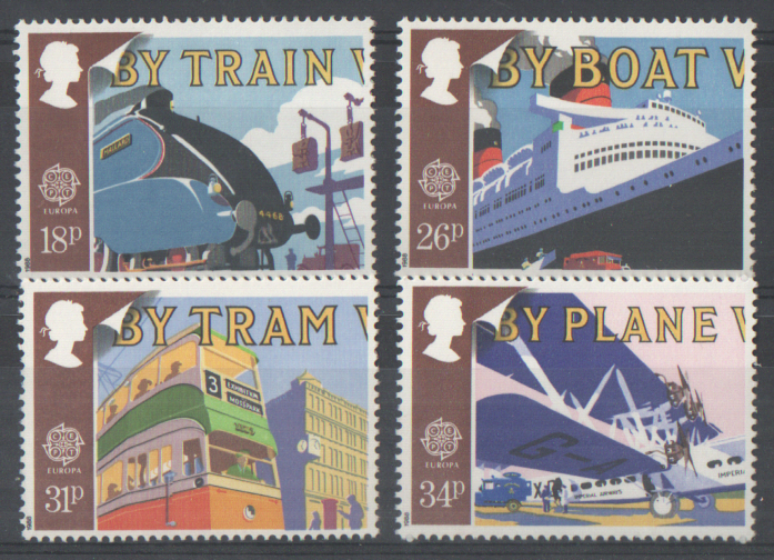 SG1392 / 95 1988 Transport & Mail Services unmounted mint set of 4