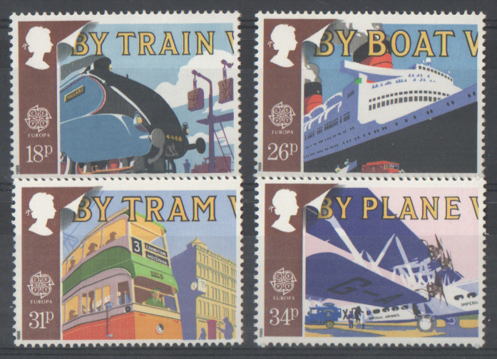 (image for) SG1392 / 95 1988 Transport & Mail Services unmounted mint set of 4