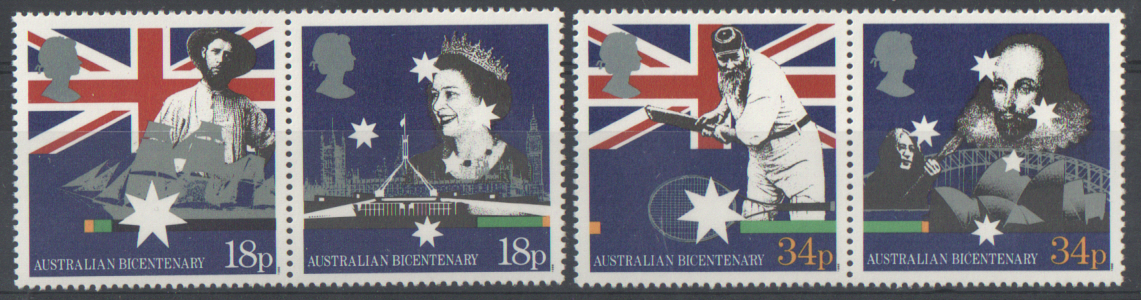 (image for) SG1396 / 99 1988 Australia Bicentenary unmounted mint set of 4