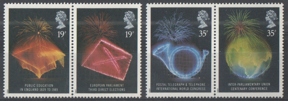 (image for) SG1432 / 35 1989 Anniversaries unmounted mint set of 4