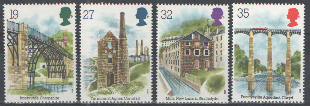 (image for) SG1440 / 43 1989 Industrial Archaeology unmounted mint set of 4