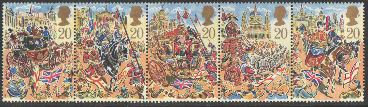 SG1457 / 61 1989 Lord Mayor's Show unmounted mint set of 5