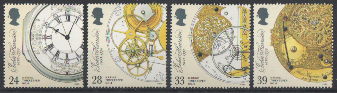 (image for) SG1654 / 57 1993 Marine Chronometers unmounted mint set of 4 - Click Image to Close