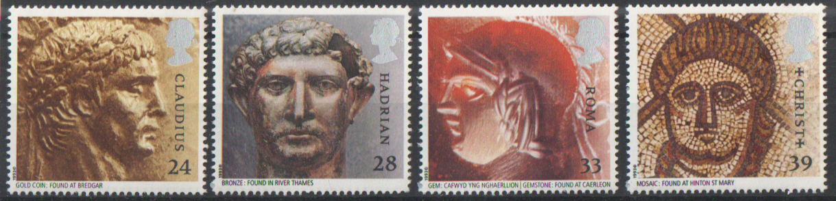 (image for) SG1771 / 74 1993 Roman Britain unmounted mint set of 4 - Click Image to Close